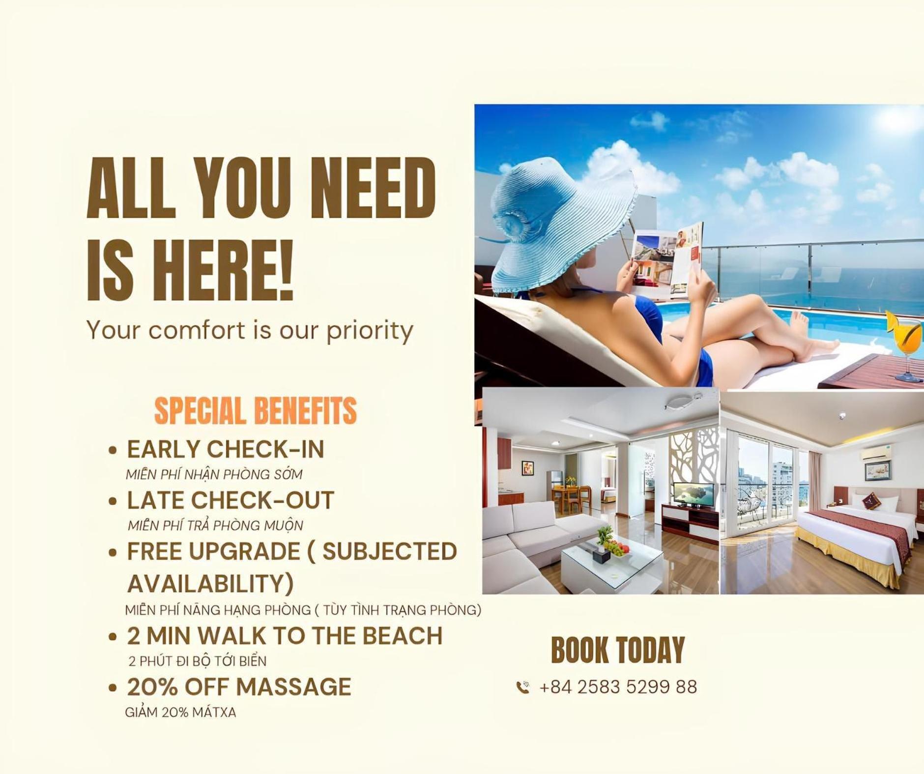 Paris Luxury Hotel & Apartment Nha Trang Exterior foto